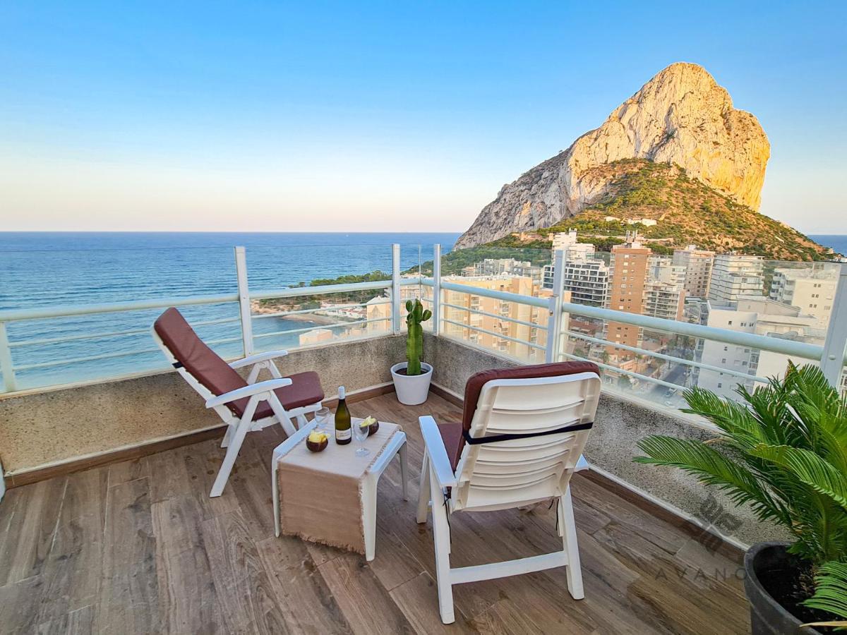 A008 - Ático nuevo con las mejores vistas de Calpe Esterno foto